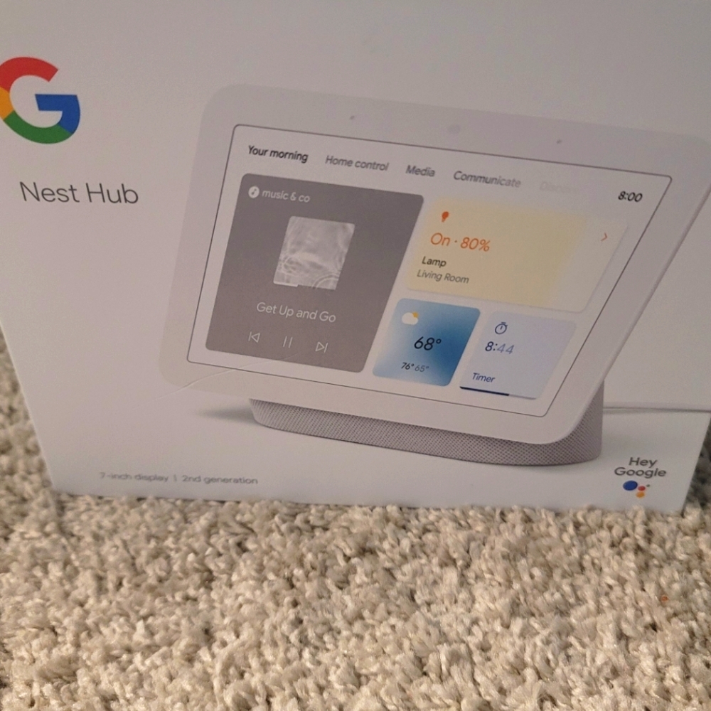 Google Nest Hub 2nd generation